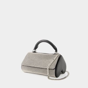 Crush Satchel Bag - Kara - Mässing - Vit