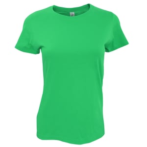 SOLS Womens/Ladies Imperial Heavy Short Sleeve T-Shirt (Kelly Green)