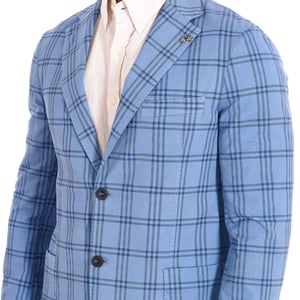 Långärmad blazer med normal passform PMJA06-JQ028 man
