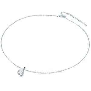 Rafaela Donata Female Sterling Silver Set (Necklace + Earring)