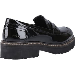 Pod Kenny Leren Vrouwen Zwart Patent Loafers