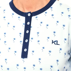 KLP2 Vrouwen Lange Mouwen Pluche Winterpyjama