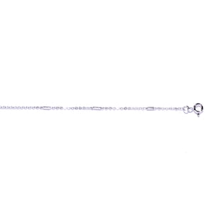 Luxenter Sterling zilveren 925 gerhodineerde ketting - Tartes