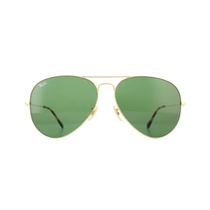 Ray-Ban Aviator Mens Gold Grey Gradient Aviator RB3025 Solglasögon