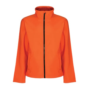 Regatta Herr Ablaze Tryckbar Softshelljacka (Magma Orange/Svart)