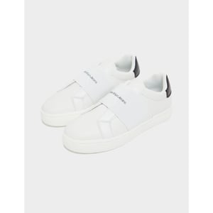 Vrouwen Calvin Klein Elastische Cupsole Sneakers in Wit