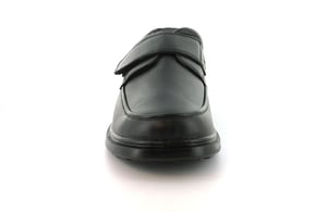 Comfisole Mens Smart Shoes Percy Touch Fastening black