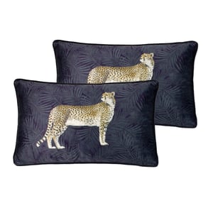 Cheetah Forest Cushions (Twin Pack)