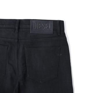 Diesel D-Viker rechte jeans van biologisch katoen - zwart