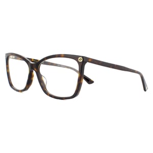 Gucci Cat Eye Dark Havana Womens  Glasses Frames