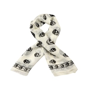 Skull Silk Scarf