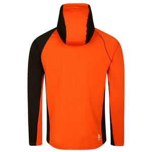 Dare 2B Heren Touring Hooded Stretch Full Zip Jacket (Puffins Sinaasappel/Rooibosthee)