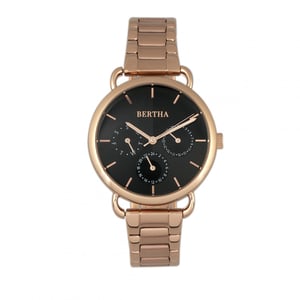 Bertha Gwen armbandhorloge met dag/datum
