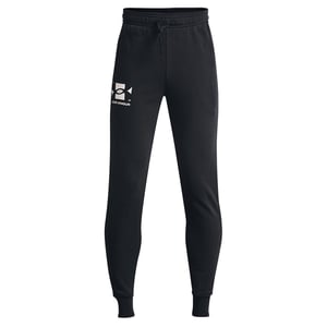 Under Armour Rival Terry zwarte trainingsbroek voor kinderen