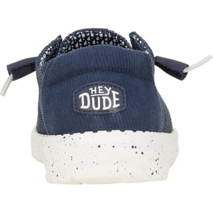 HEYDUDE Wendy Stretch Mesh Polyester Dam Navy Loafers