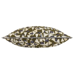 Hoem City Geometric Piped Feather Filled Cushion
