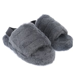 Girl's Original Penguin Children Fluffy Slipper in Grey