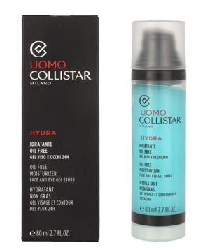 Collistar Uomo Hydra Olievrije Hydratatie Gezichts- en Ooggel 80 ml