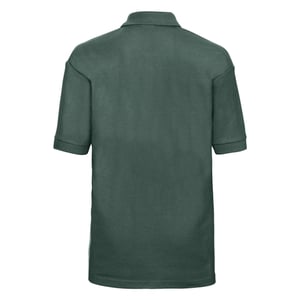 Russell Poloshirt van katoen voor kinderen (Fles groen)