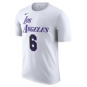 Nike NBA LA Lakers 6 James Lebron Kids City Edition N&N T-Shirt