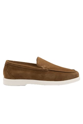 Loake Tuscany Suede Casual Shoe Chestnut Suede