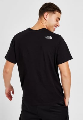 The North Face Simple Dome Reflecterend Logo T shirt in Zwart