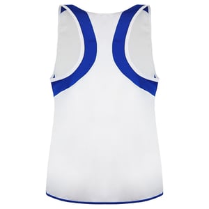 Mizuno Team Authentic Kids White/Blue Singlet Vest