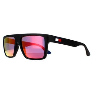 Tommy Hilfiger Zonnebril TH 1605/S 003 MI MATTE ZWART GREY INFRARED