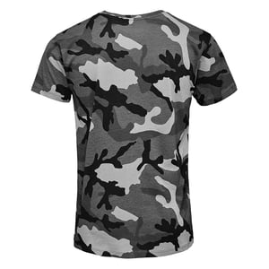 SOLS Mens Camo Short Sleeve T-Shirt (Grey Camo)