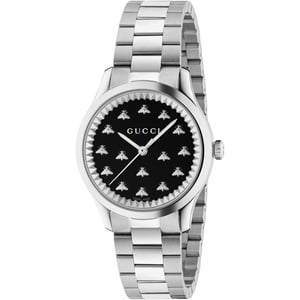 Gucci YA1265034 G-Timeless zwarte wijzerplaat dames horloge