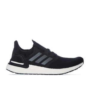 Men's adidas Ultraboost 20 Running Shoes in Black-White