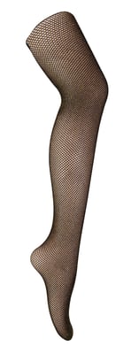 Visnet panty met hoge taille voor dames met glitter - Goud