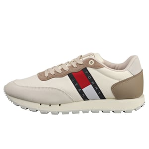 Tommy Jeans Sneakers Läder Runner Beige
