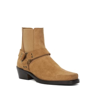 Dune Ladies Parked T - Harness Leather Biker Boots