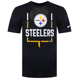 Nike NFL Pittsburgh Steelers Legend Goal Post T-shirt för herrar, svart