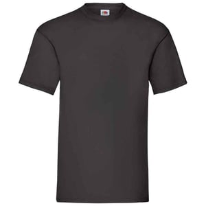 Fruit of the Loom Heren Valueweight T-Shirt (Zwart)