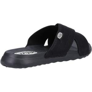 HEYDUDE Christi Slide Distressed Polyurethane Women's Black Sandals