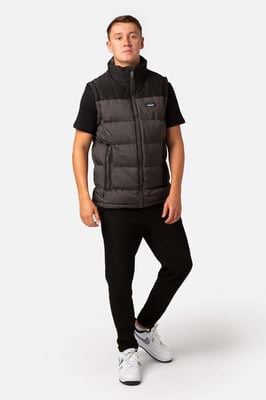 Trapper Mens Insulated Gilet Dark Khaki
