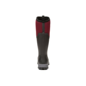 Muck Laarzen Arctic Ice Tall Rubber Zwart/Maroen Wellington Laarzen
