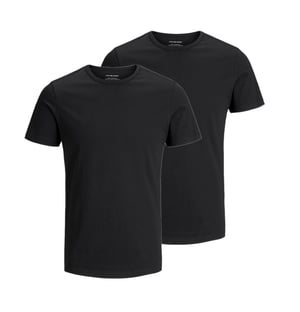 Jack & Jones Pack of 2 Mens Cotton T-Shirt O-Neck