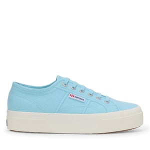 Superga Dames/Dames 2740 Veterschoenen (Kristal Azul/Avorio)