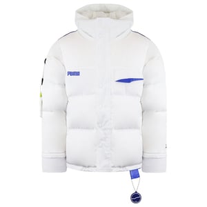 Puma x Ader Fout Lange Mouw Zip Up Wit Heren Donzen Pufferjas