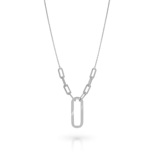 Orphelia 'Essence' Women's 925 Sterling Silver Set: Necklace + Earrings - Silver SET-7560