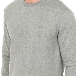 Heren sweatshirt met lange mouwen en ronde hals 7V6M69-6JQDZ