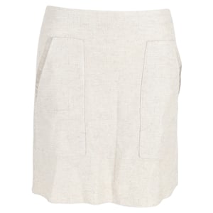 Emporio Armani Suit Miniskirt in Crème Linnen