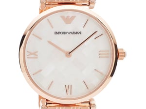 Emporio Armani AR11110 Rose Gold Plated Bracelet Watch
