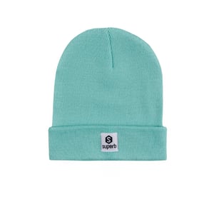 Stickad mössa med broderad logotyp för unisex SPRBG-003