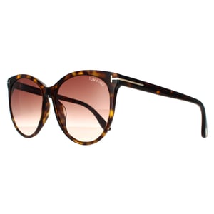Tom Ford zonnebril Maxim FT0787 52F Dark Havana Brown Gradiënt