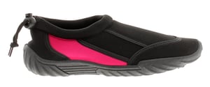 Platino Womens Aqua Shoes Rockpool Slip On black pink