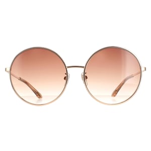 Chopard Rund Dam Glänsande Koppar Guld Brun Gradient SCHF11V